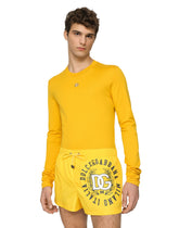 Short printed swim trunks - | Dolce & Gabbana