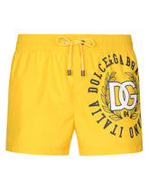Short printed swim trunks - | Dolce & Gabbana