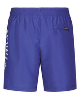 Mid-length printed swim trunks - | Dolce & Gabbana