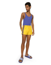 Short swim trunks with DG logo band - | Dolce & Gabbana