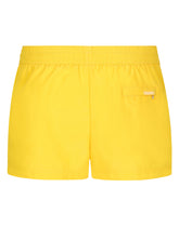 Short swim trunks with DG logo band - | Dolce & Gabbana