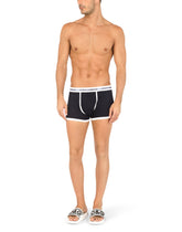 Cotton piqué boxers - | Dolce & Gabbana