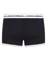 Cotton piqué boxers - | Dolce & Gabbana