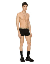 Stretch silk and modal boxers - | Dolce & Gabbana