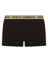 Stretch silk and modal boxers - | Dolce & Gabbana