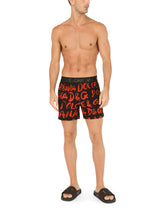 Logo-print two-way stretch jersey boxer shorts - | Dolce & Gabbana
