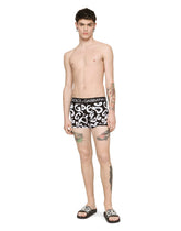 Two-way stretch jersey boxer shorts with DG logo - | Dolce & Gabbana