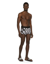 Two-way stretch jersey boxer shorts with DG logo - | Dolce & Gabbana