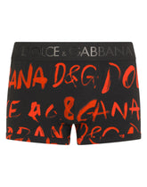 Leopard-print two-way stretch jersey boxers - | Dolce & Gabbana