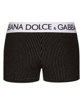 Striped-print two-way stretch jersey boxers - | Dolce & Gabbana