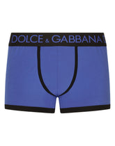 Two-way-stretch cotton jersey boxers - | Dolce & Gabbana