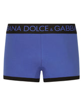 Two-way-stretch cotton jersey boxers - | Dolce & Gabbana