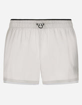 Short swim trunks with DG logo - | Dolce & Gabbana