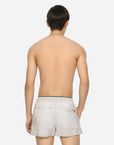 Short swim trunks with DG logo - | Dolce & Gabbana