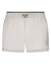 Short swim trunks with DG logo - | Dolce & Gabbana