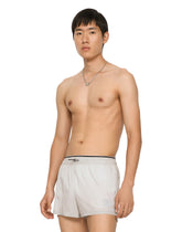 Short swim trunks with DG logo - | Dolce & Gabbana