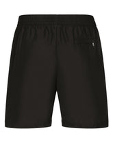 Mid-length swim trunks with logo tag - | Dolce & Gabbana