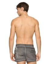 Short printed swim trunks - | Dolce & Gabbana