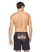 Mid-length printed swim trunks - | Dolce & Gabbana