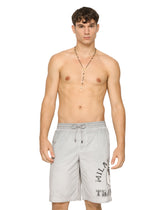Long printed swim trunks - | Dolce & Gabbana