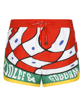 Carretto-print swim shorts - | Dolce & Gabbana