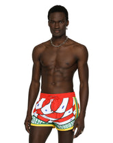 Carretto-print swim shorts - | Dolce & Gabbana