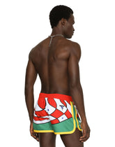 Carretto-print swim shorts - | Dolce & Gabbana