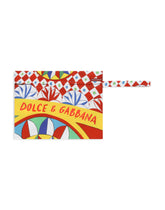 Short swim trunks with Carretto print - | Dolce & Gabbana