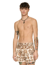 Coin print swim shorts - | Dolce & Gabbana
