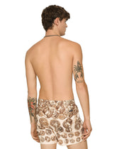 Coin print swim shorts - | Dolce & Gabbana