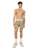 Swim shorts with contrasting borders - | Dolce & Gabbana