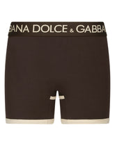 Long-leg two-way-stretch jersey boxers - | Dolce & Gabbana