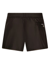 Swim shorts with contrasting band - | Dolce & Gabbana