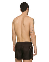 Swim shorts with contrasting band - | Dolce & Gabbana