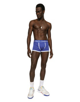 Two-way stretch jersey boxers with contrasting piping - | Dolce & Gabbana