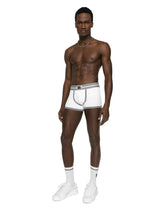 Regular-fit two-way stretch jersey boxers with DG logo - | Dolce & Gabbana