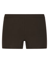 Two-way stretch jersey boxers with logo label - | Dolce & Gabbana