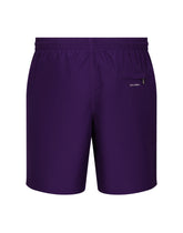 Mid-length swim trunks with DGVIB3 print and logo - | Dolce & Gabbana