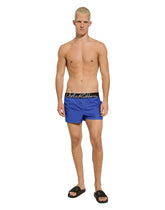 Short swim trunks with Dolce&Gabbana logo - | Dolce & Gabbana