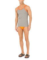 Fine-rib stretch cotton singlet - | Dolce & Gabbana