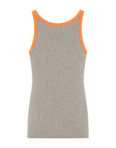 Fine-rib stretch cotton singlet - | Dolce & Gabbana