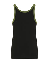 Fine-rib stretch cotton singlet - | Dolce & Gabbana