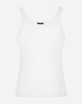 Fine-rib cotton singlet - | Dolce & Gabbana