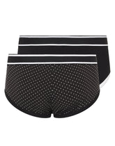 Solid-color and polka-dot-print stretch cotton Brando briefs two-pack - | Dolce & Gabbana