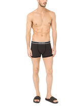 Solid-color and polka-dot-print stretch cotton boxers two-pack - | Dolce & Gabbana