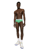 Two-pack mid-length cotton jersey briefs - | Dolce & Gabbana