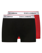 Two-pack cotton jersey boxers - | Dolce & Gabbana