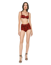 Leopard-print satin balconette bra - | Dolce & Gabbana