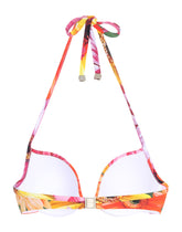 Push-up bikini top with gerbera-daisy print - | Dolce & Gabbana