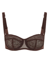 Jacquard tulle balconette bra - | Dolce & Gabbana